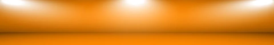 Red panoramic studio background with white glow Illustrazione stock