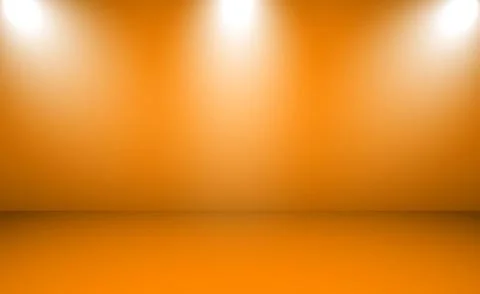 Red panoramic studio background with white glow Illustrazione stock
