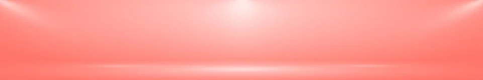 Red panoramic studio background with white glow Illustrazione stock