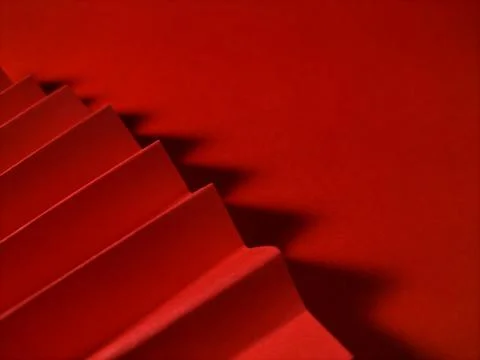 Red paper background and texture Foto stock
