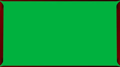 Red paper green screen transition torn in the middle Stock Footage 326175172