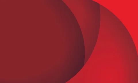 Red paper layer abstract background. Paper cut layered circle with space for  Stock Illustration