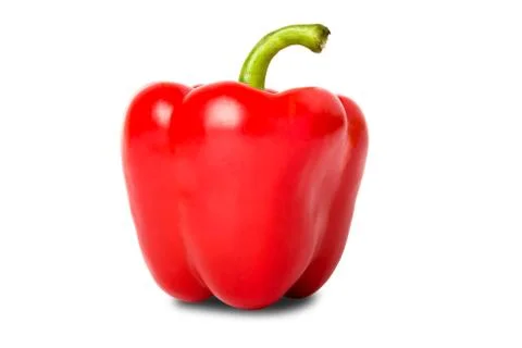 Red paprika with clipping path Stock Photos