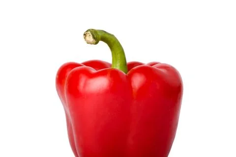 Red paprika with clipping path Stock Photos
