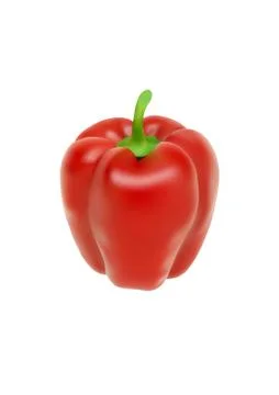 Red paprika Illustrazione stock