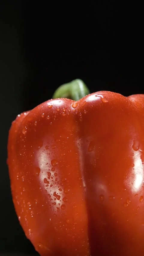 Red paprika pepper Stock Footage 170861722
