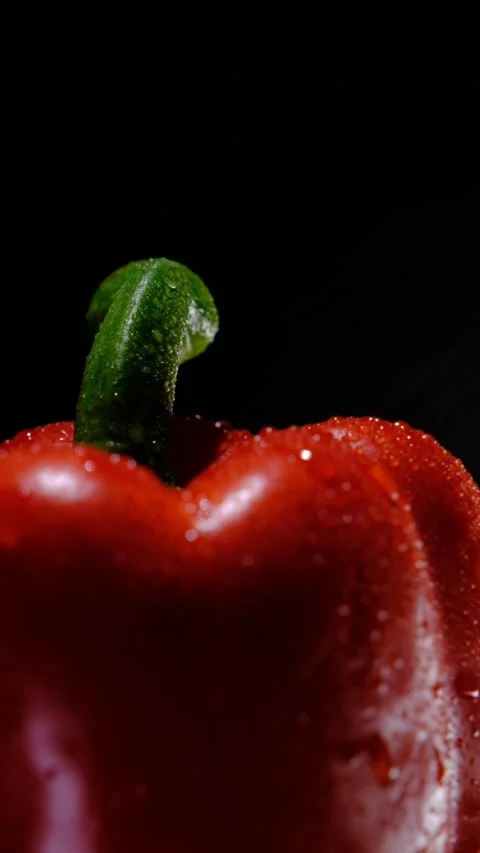Red paprika pepper Stock Footage 170861725