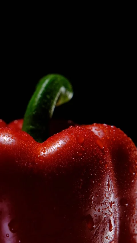 Red paprika pepper Stock Footage 170861749