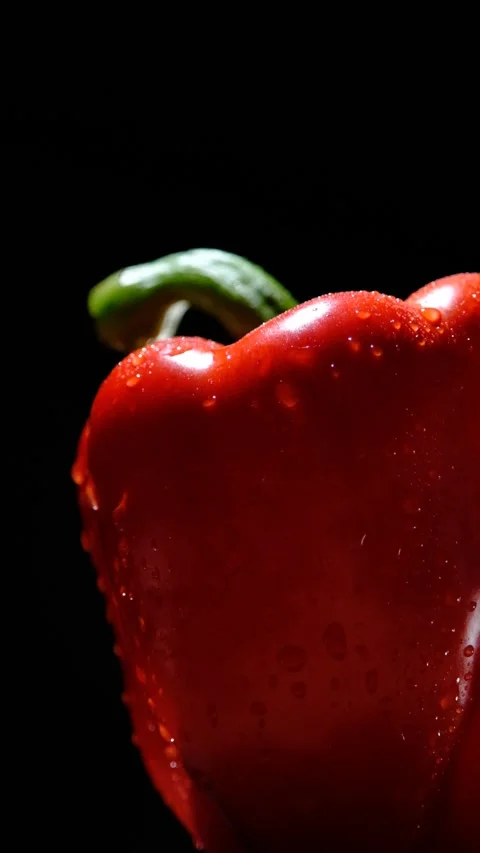 Red paprika pepper Stock Footage 170861857