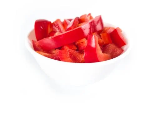 Red paprika 스톡 사진