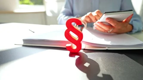 Red Paragraph And Calculator Vidéo 209134134