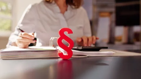 Red Paragraph And Calculator Stock Footage 273120497