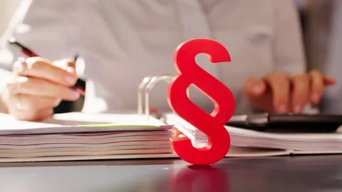 Red Paragraph And Calculator Stock Footage 273121457