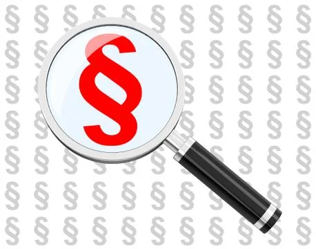 The red paragraph Stock Illustration