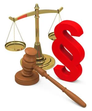 The red paragraph sign Stock Illustration