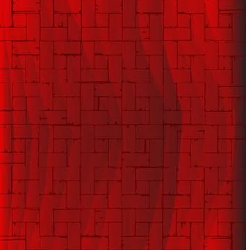 Red Parquet Flooring 스톡 일러스트