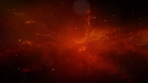 Red Particle Flight Atmosphere Background 4K Loop Stock Footage 234738965