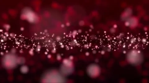 Red Particle Flow Vidéo 11701981