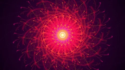 Red particle motion animation background 库存影片 88643466