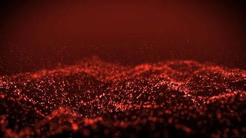 Red Particle Wave 動画素材 99820474