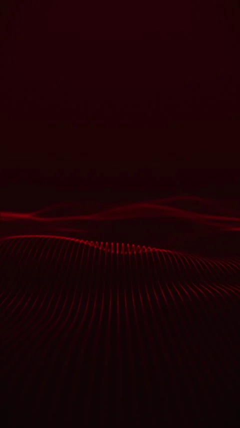 Red Particle Wave Stock Footage 316865865
