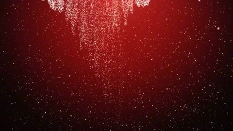 Red Particles Background Stock Footage 75015667