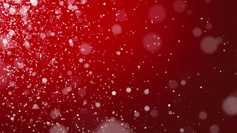 Red particles christmas bokeh background video Video stock 204850341