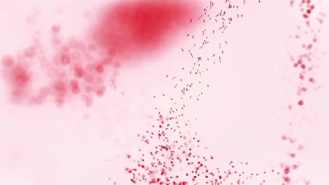 Red particles 스톡 동영상 151825846