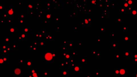 RED particles glowing on the black background. Black background with light pa Stock Footage 218574711
