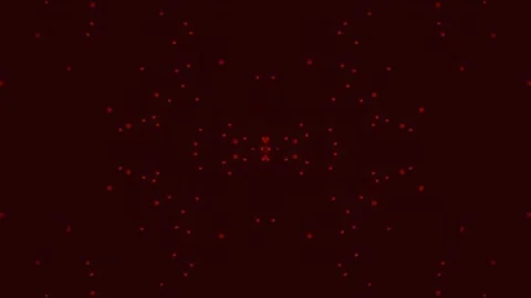Red particles moving in a symmetrical pattern 스톡 동영상 341998926