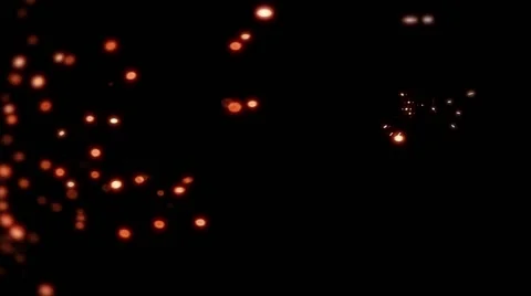 Red Particles In Slow-Mo - 10 Stock Footage