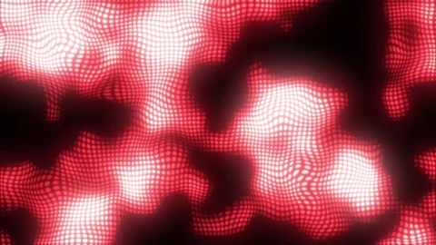 Red Particles Web Wave Glowing Motion Background Stock Footage 320852122