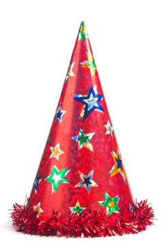 Red party hat Stock Photos