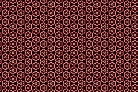 Red Pattern Background Stock Illustration