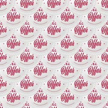 Red Pattern background sale seamless vector. promotion illustration Stock Illustration