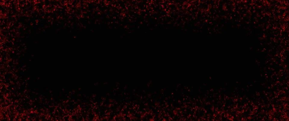 Red pattern on black background Illustrazione stock