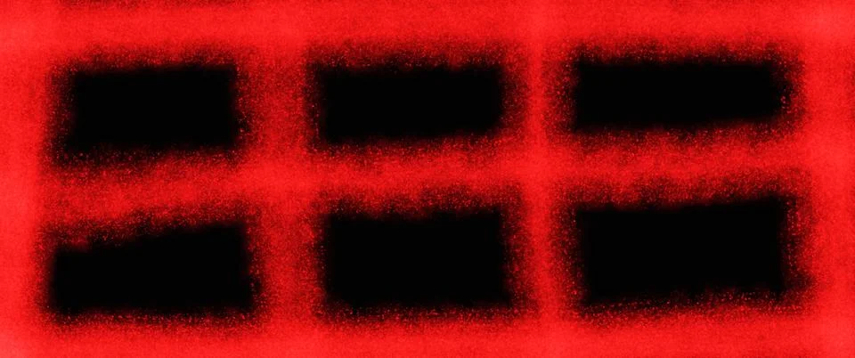 Red pattern on black background Illustrazione stock