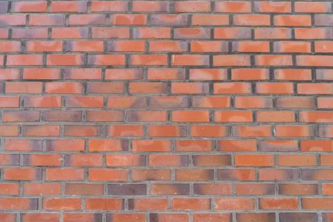 Red pattern brick wall texture and background. Stock Photos