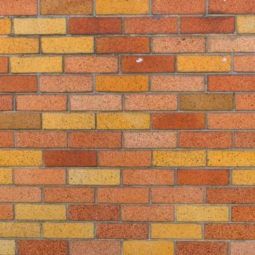 Red pattern brick wall texture and background. Stock Photos