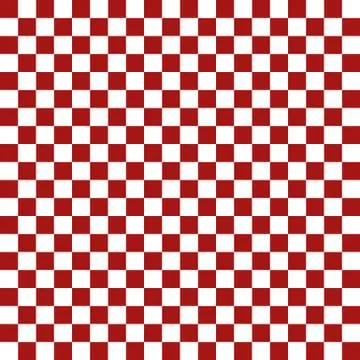 Red pattern chessboard - vector illustration. Illustrazione stock