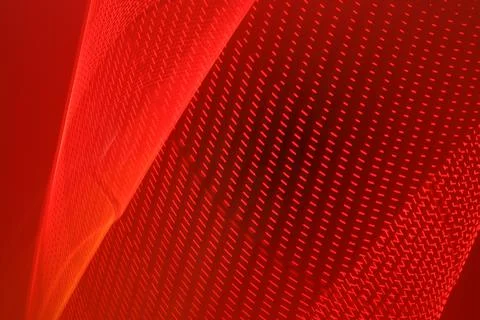 Red pattern of electrons gaining energy and performing accelerated motion Illustrazione stock