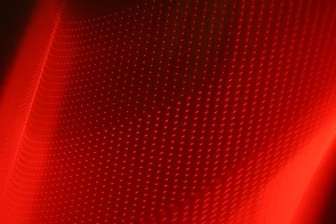 Red pattern of electrons gaining energy and performing accelerated motion Stock Illustration