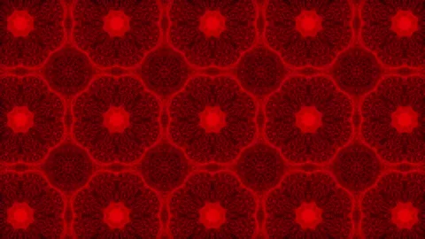 Red Pattern gothic design animation motion graphics Stock Footage 155261890