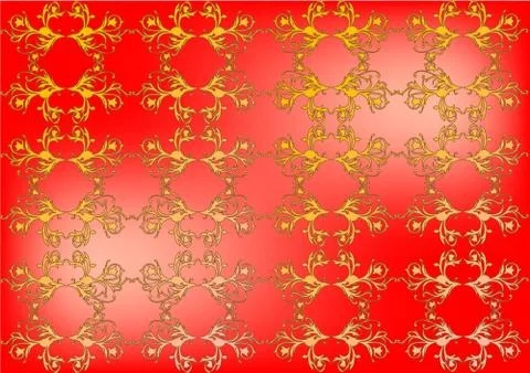 Red pattern Stock Illustration