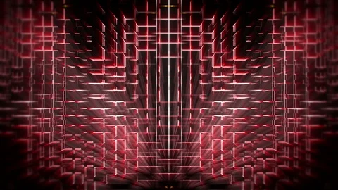 Red Pattern Screen Stage Dj Video Vj Loop Motion Backgrounds Video Texture Stock Footage 102263857