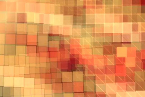 Red pattern square, abstract modern background with fractal shapes for web de Illustrazione stock