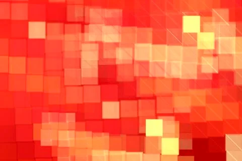 Red pattern square, abstract modern background with fractal shapes for web de Stock Photos
