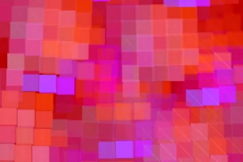 Red pattern square, abstract modern background with fractal shapes for web de Foto stock