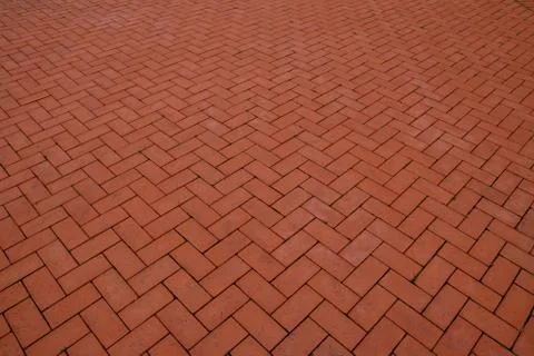 Red paving slabs Stock Photos