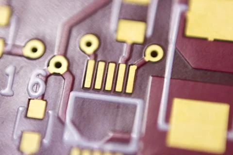 Red PCB Stock Photos